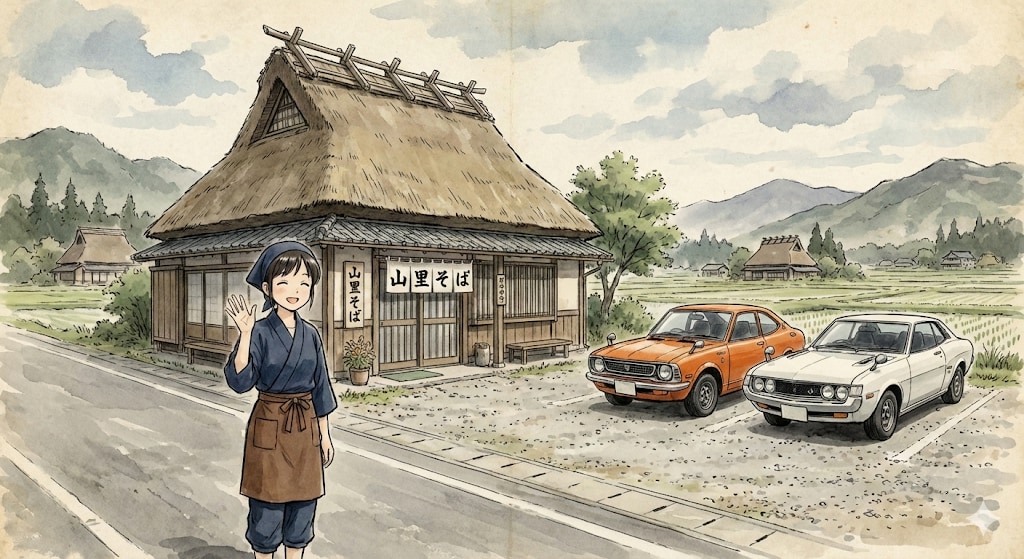 田舎の蕎麦屋 | の人気AIイラスト・グラビア