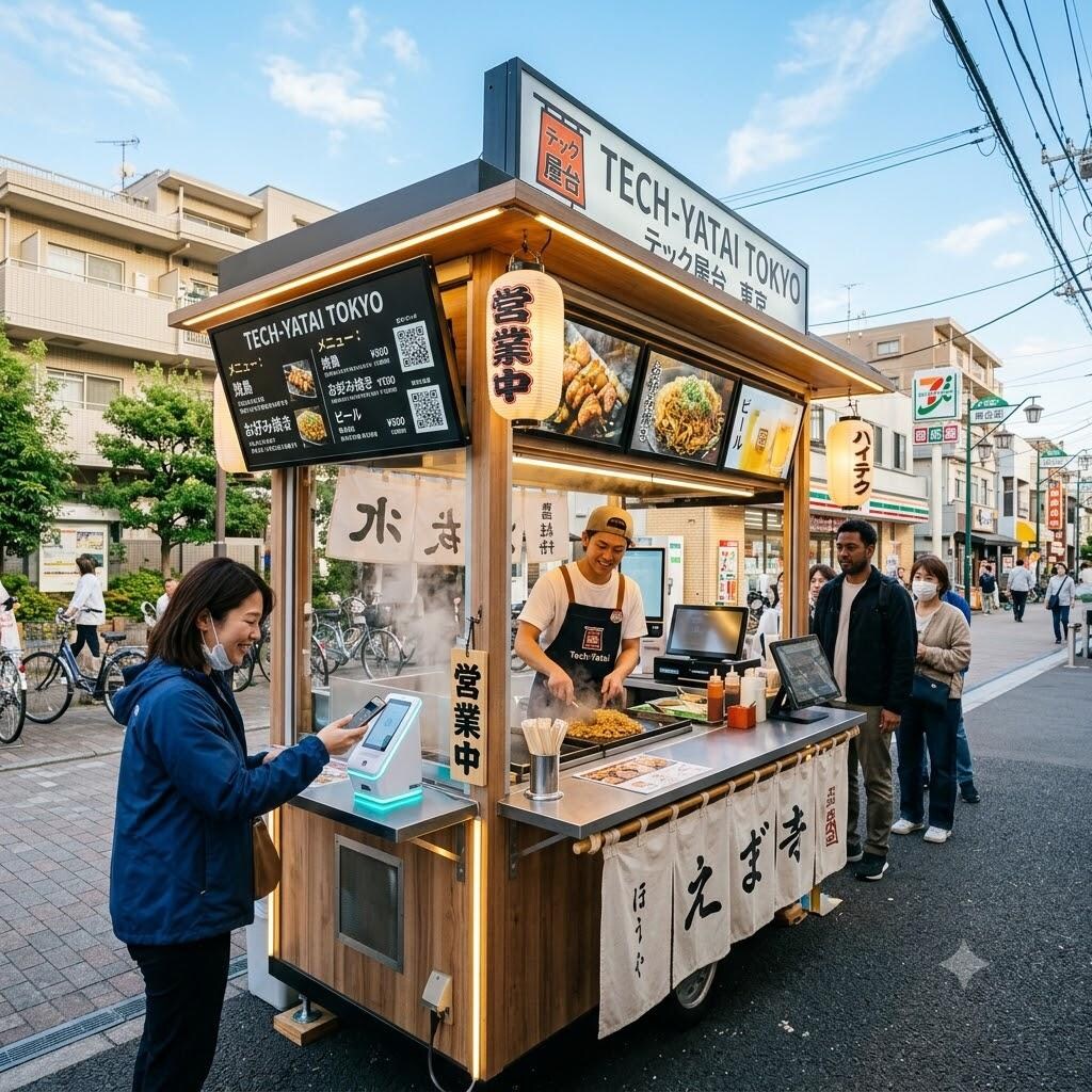 ハイテクな屋台