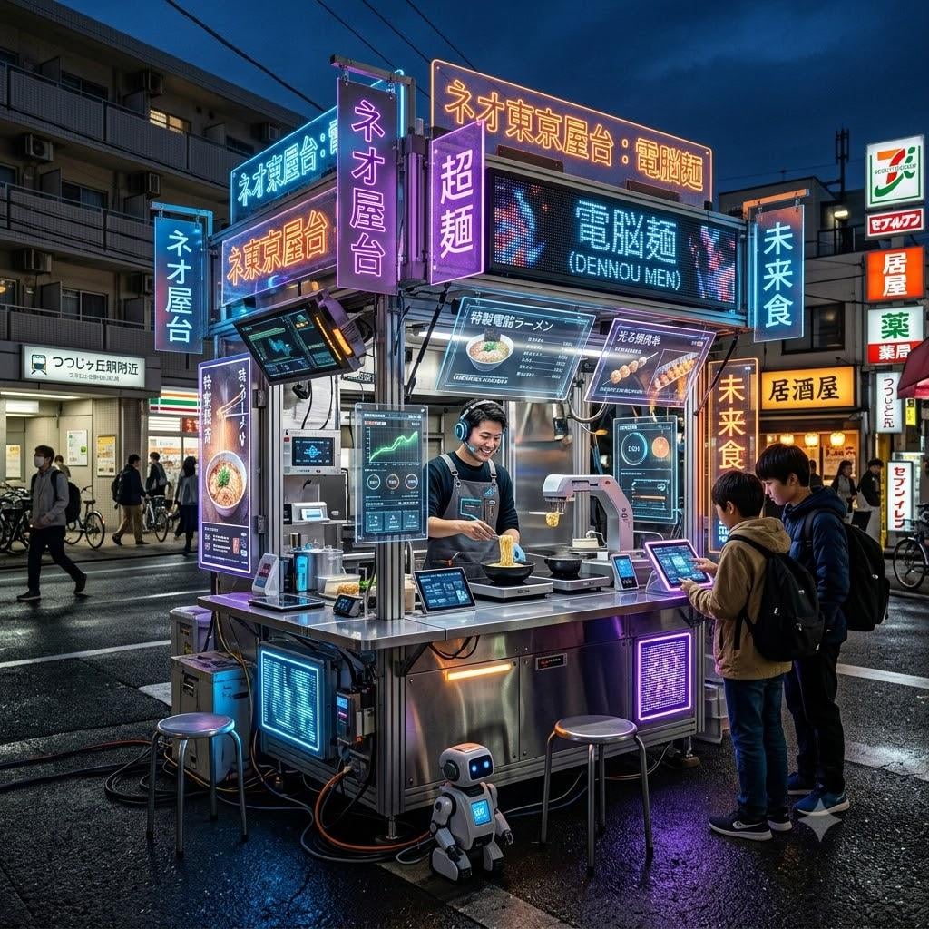 ハイテクな屋台