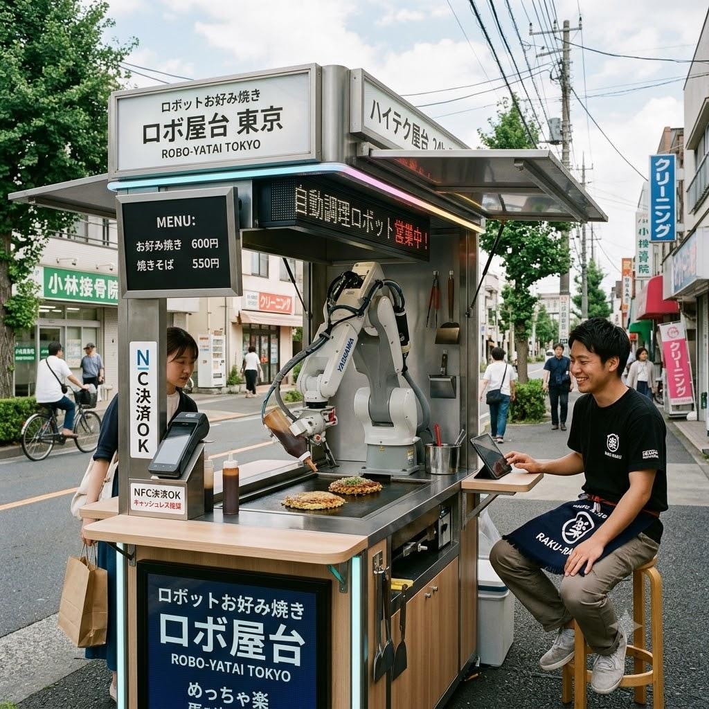 ハイテクな屋台