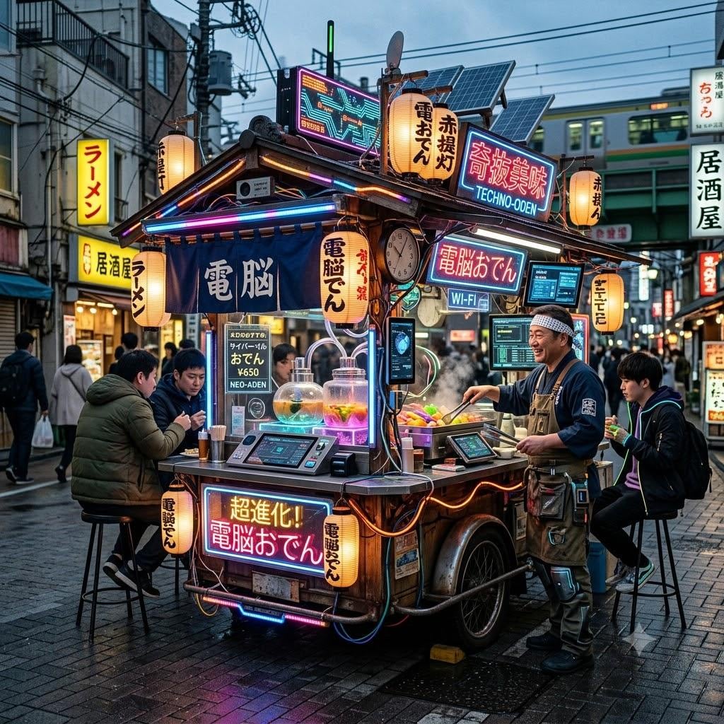 ハイテクな屋台
