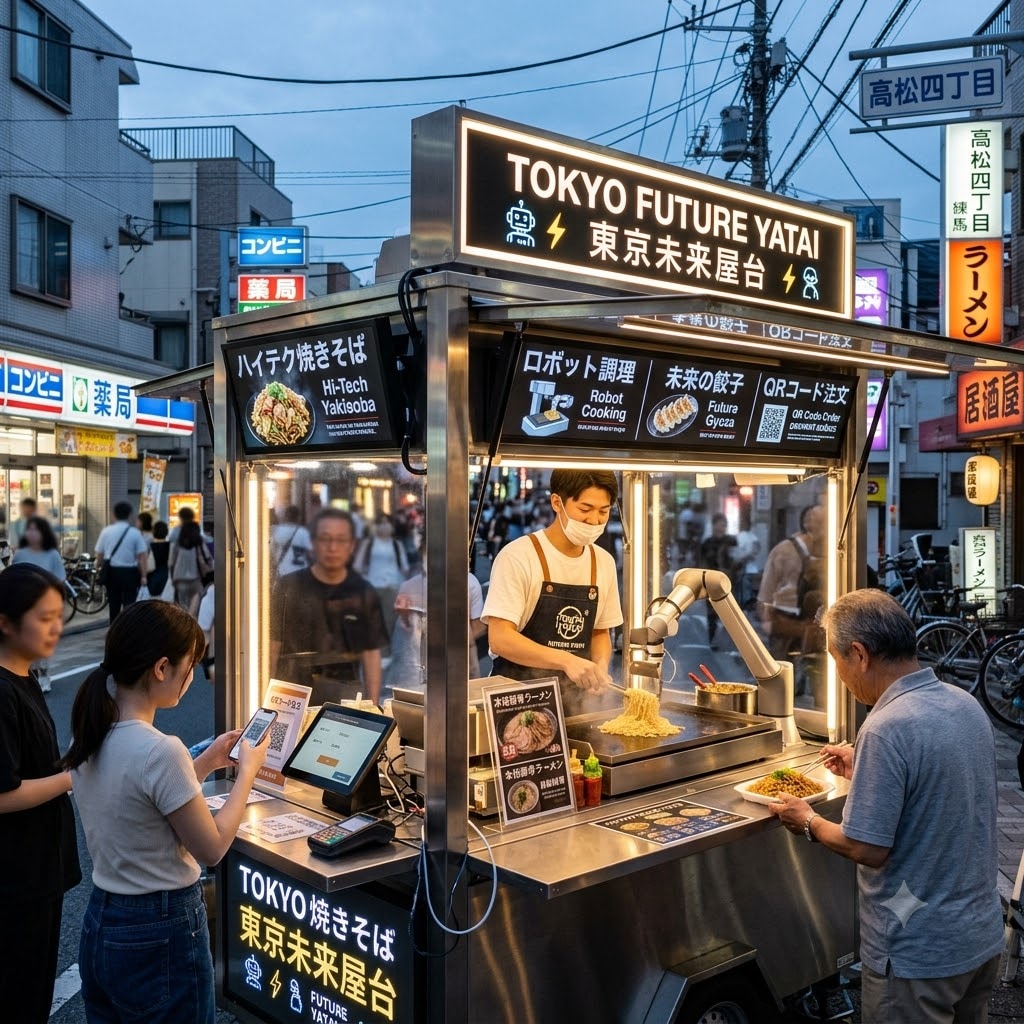 ハイテクな屋台