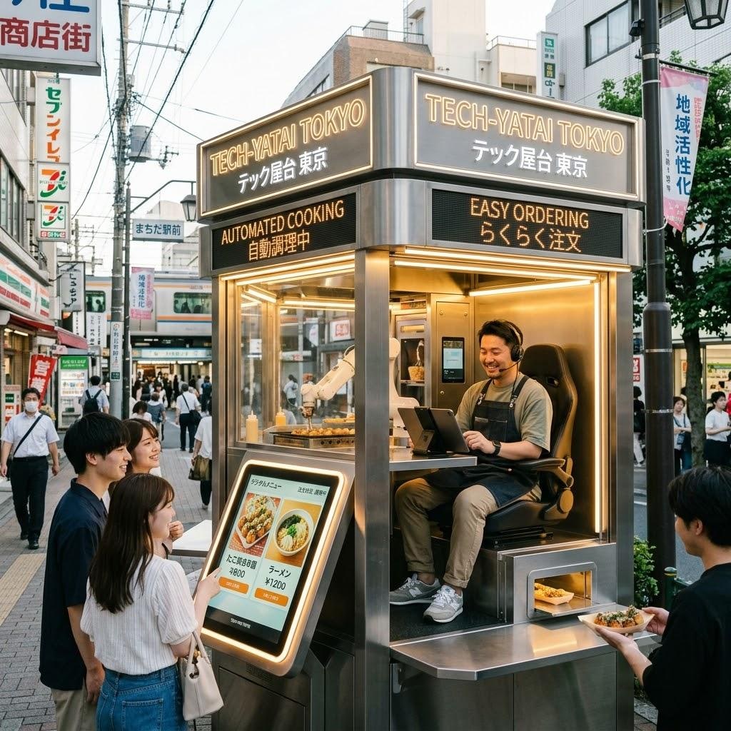 ハイテクな屋台