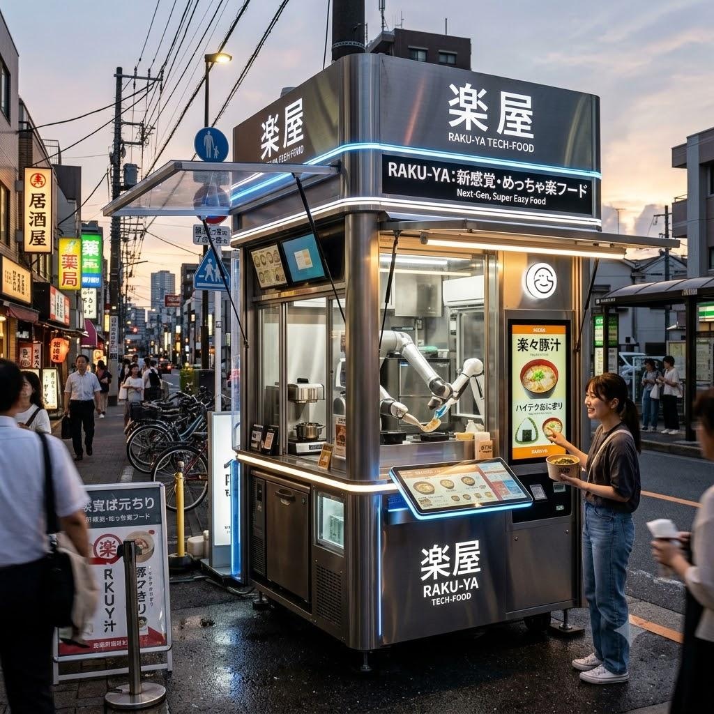 ハイテクな屋台
