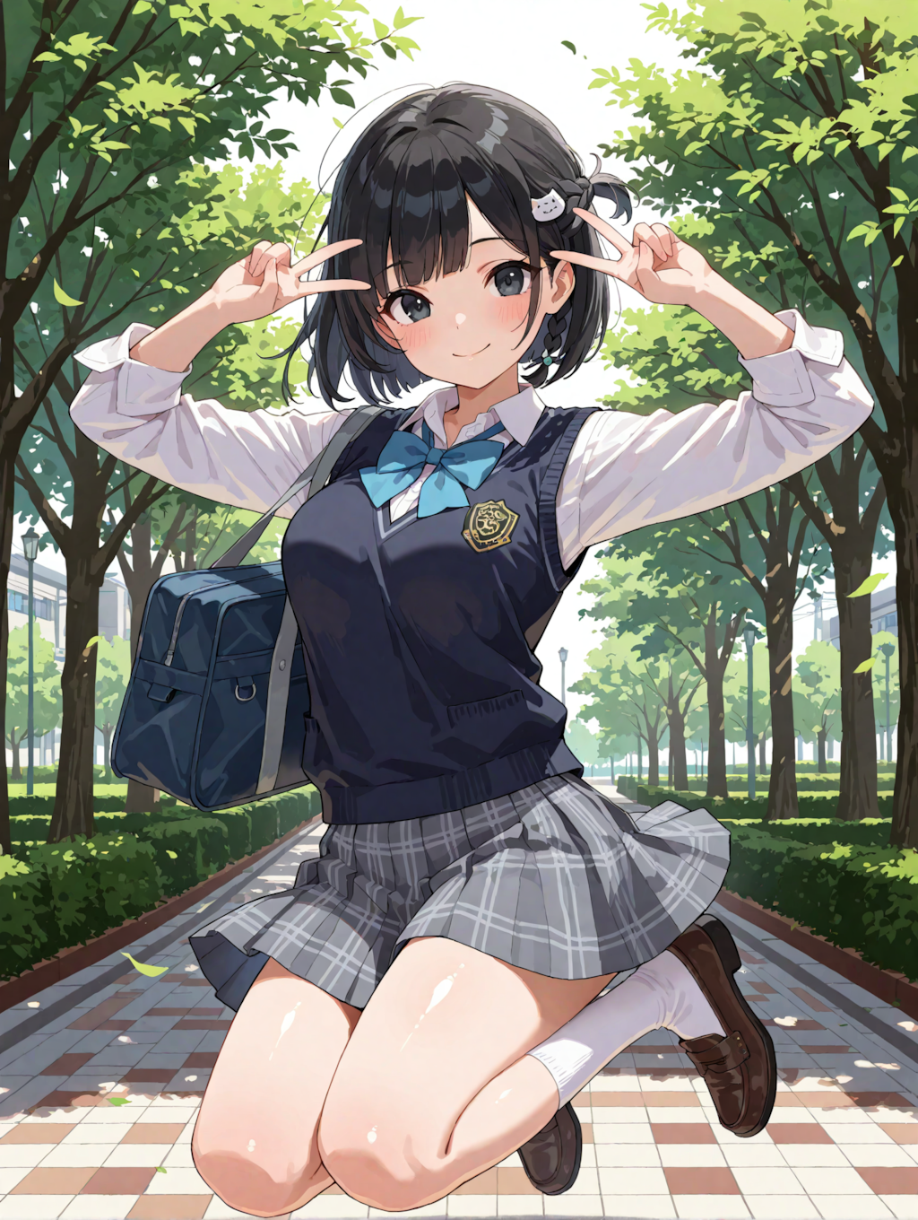 飛び跳ねる凜猫ちゃん