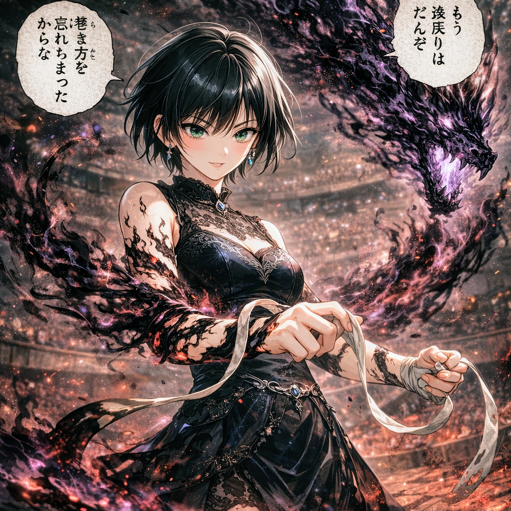 邪王炎殺黒龍波を放つ藍音ちゃん | の人気AIイラスト・グラビア