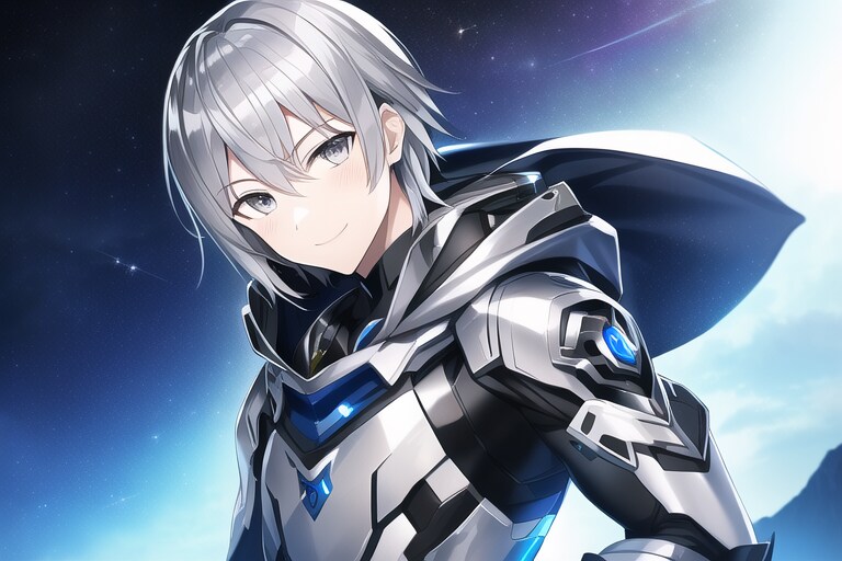 プロテクトスーツの少年