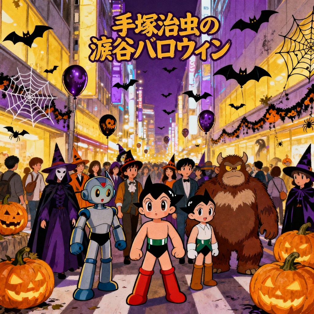 手塚治虫の渋谷のハロウィン