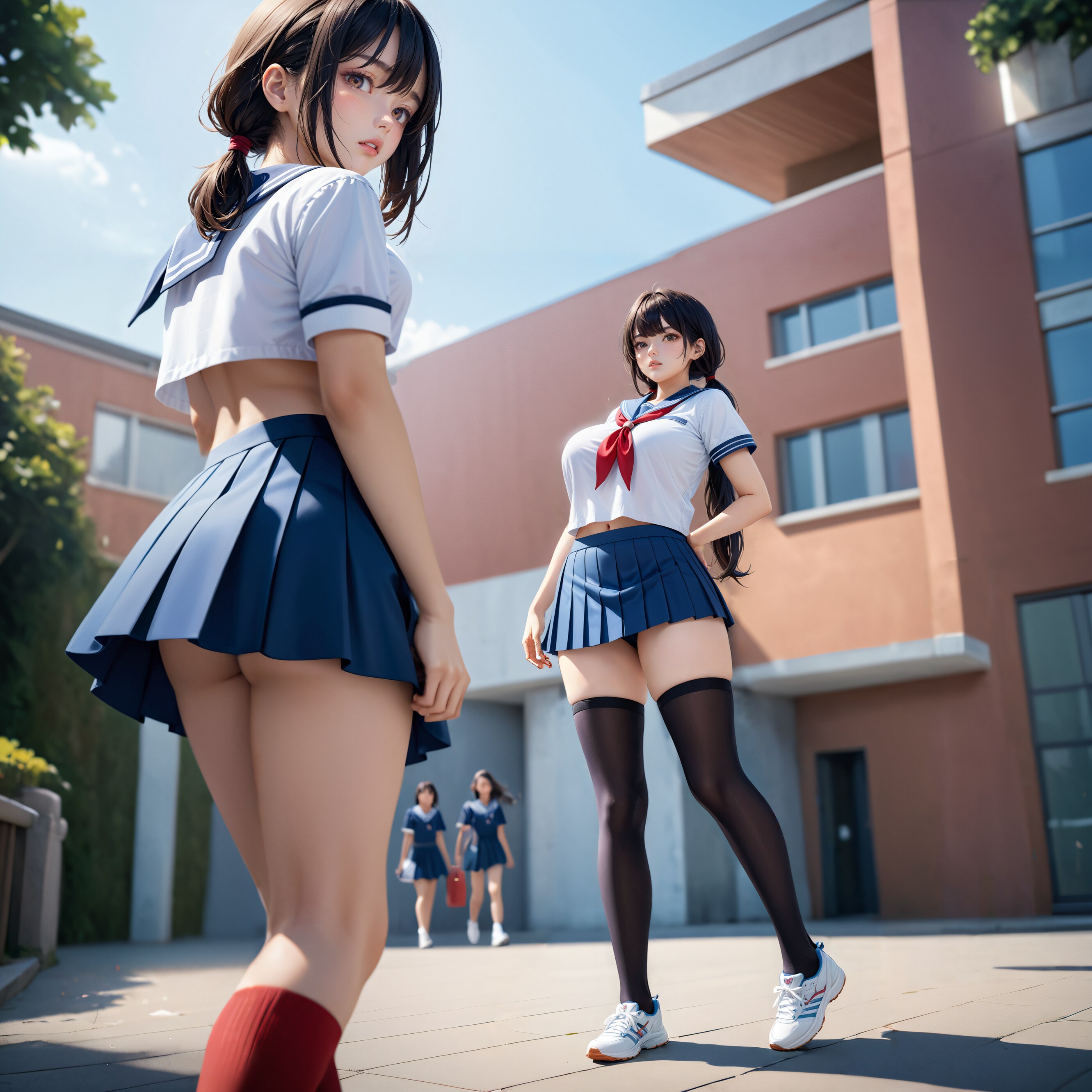 あんた、後ろに誰かいるよ！　キモ～い
