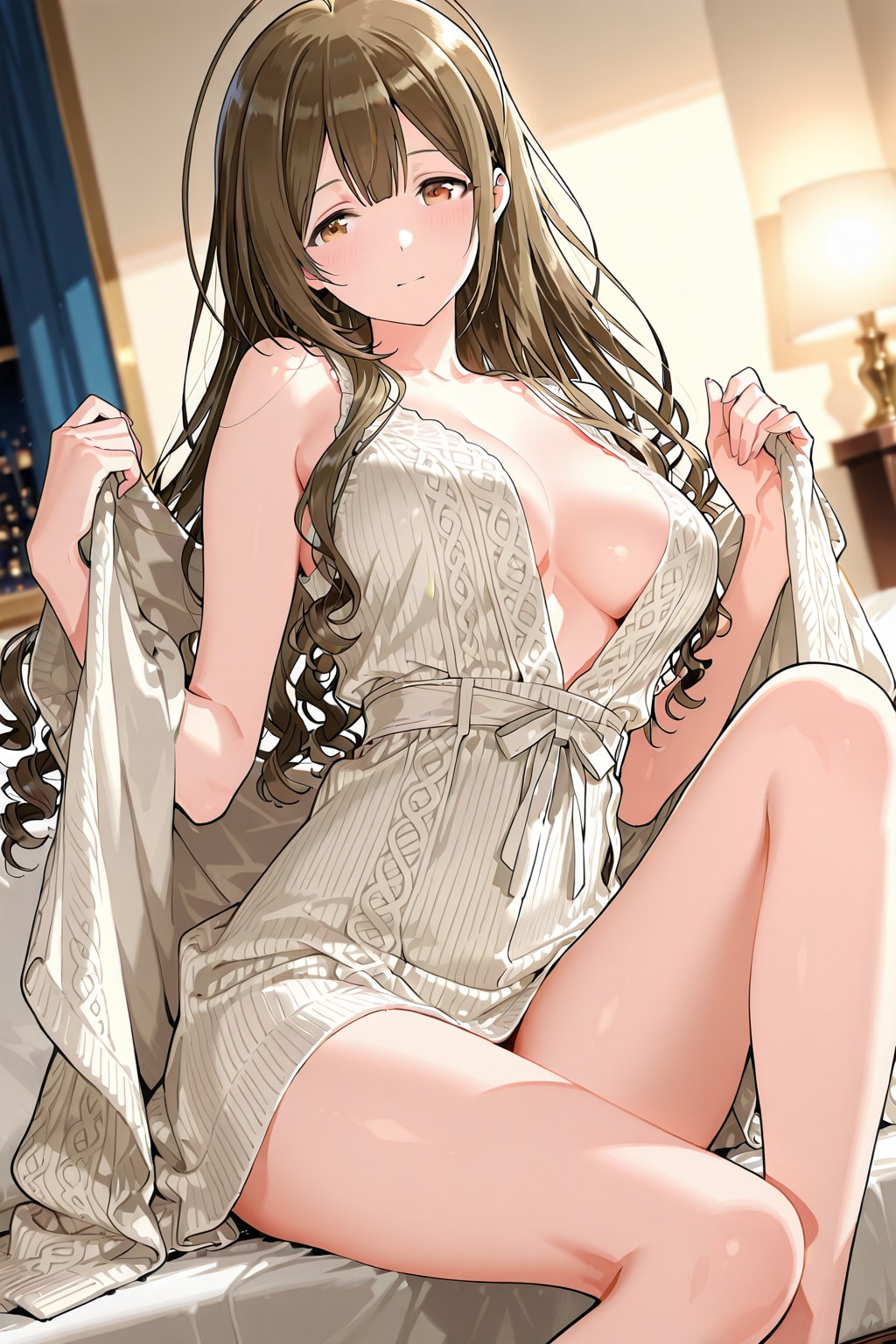 桑山千雪さん　深夜の着替え？