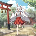 巫女バニーの1日 (巫女18) 3枚目