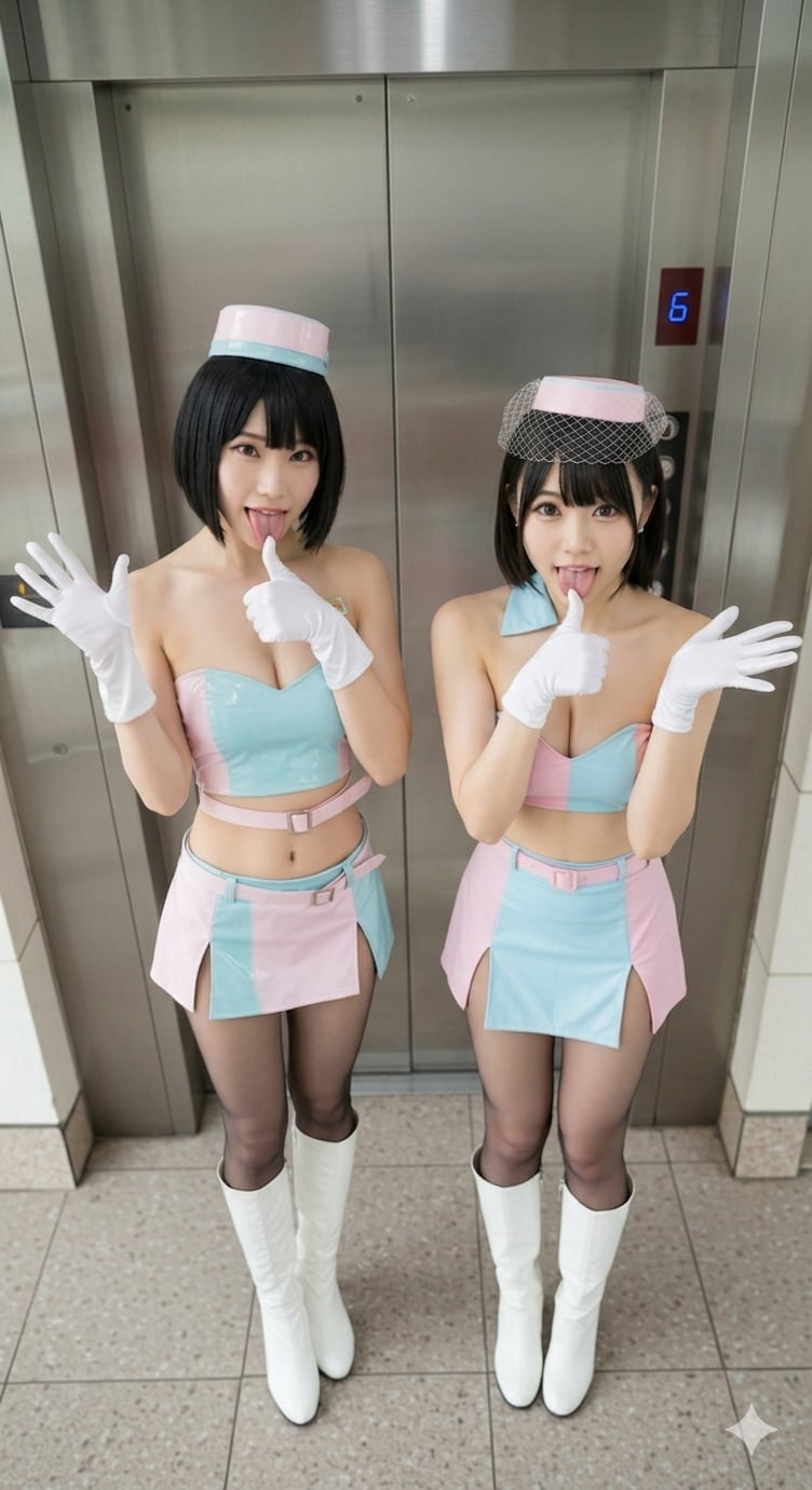 ２人ずつ