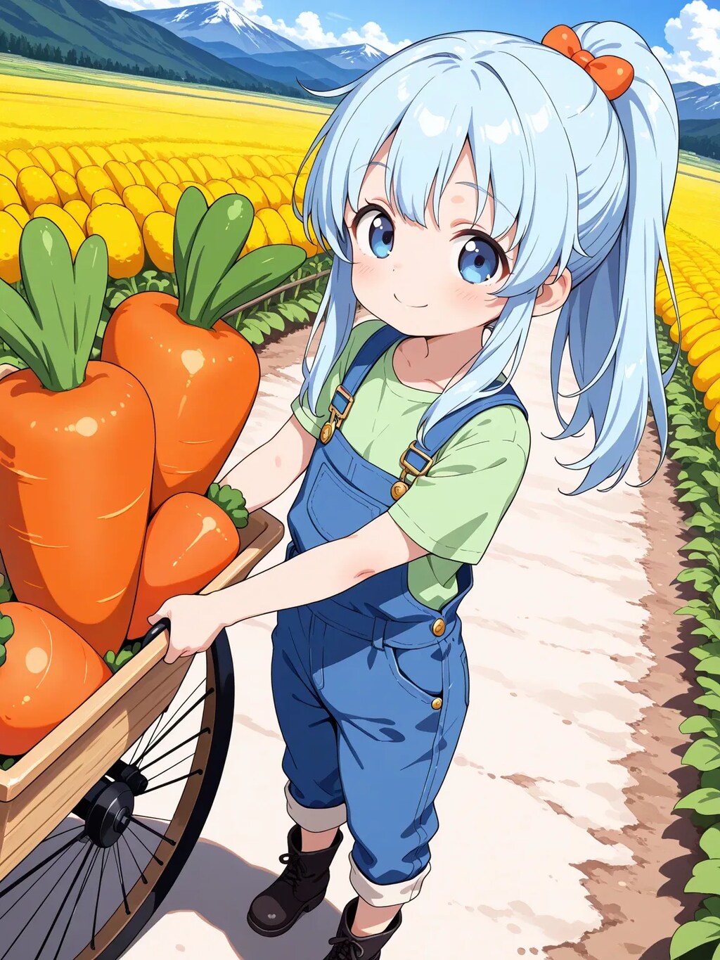 らぶりーがーるずの農業体験6
