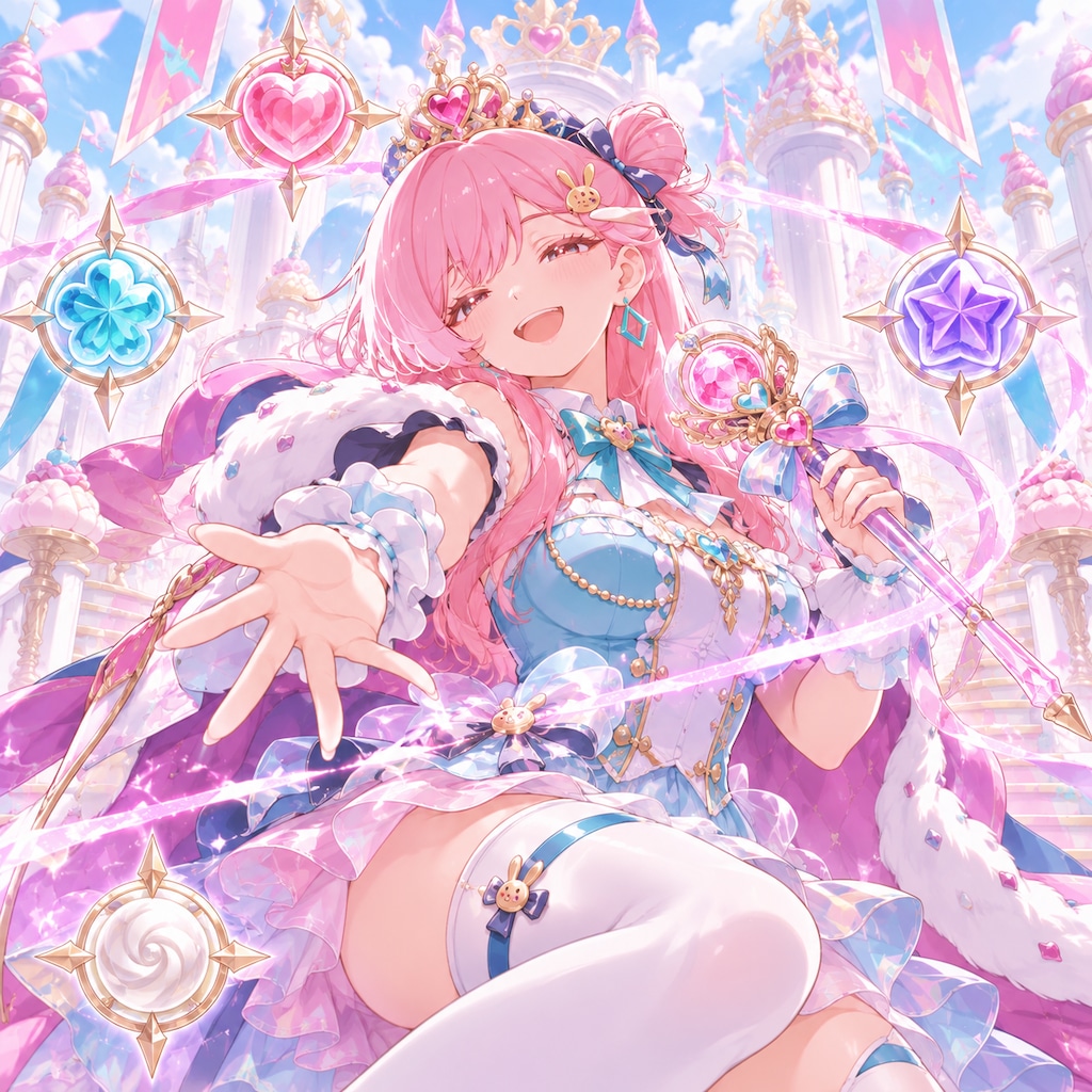 お菓子の国の四天王（１）３時のアイドル　GPTimages2.5