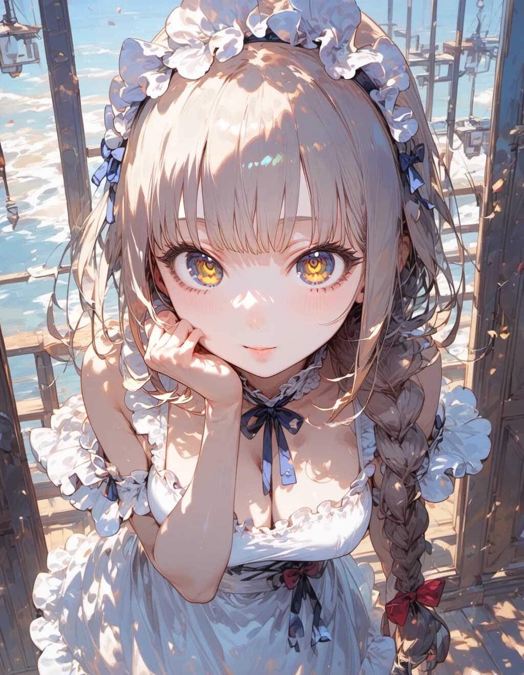 Maiden by the Maritime Window