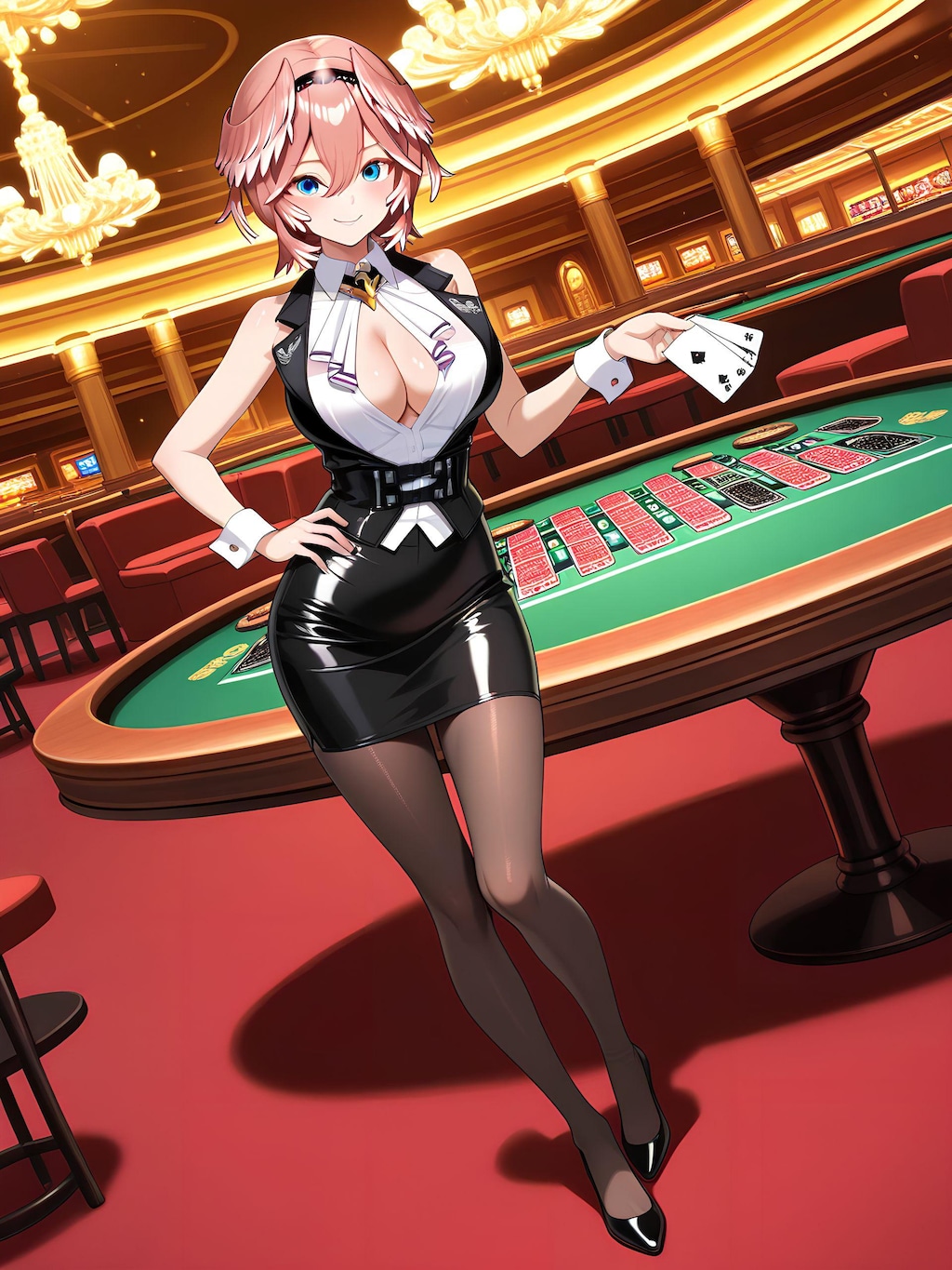 カジノで働く、どろけん社員