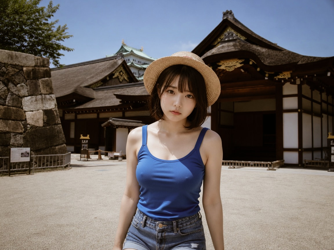 【ウチの娘シリーズ】おぢぃ・・名古屋城暑すぎるよ