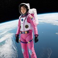 ピンクな宇宙服 5枚目