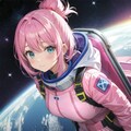 ピンクな宇宙服 3枚目