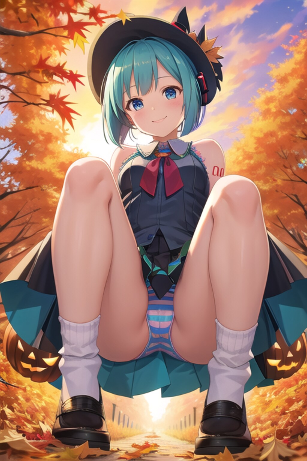 秋とミクとハロウィンと