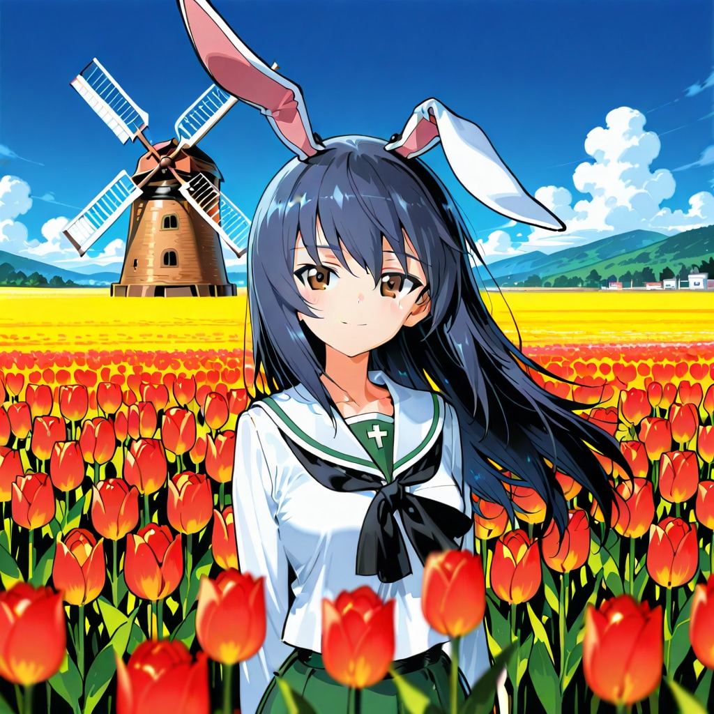 冷泉麻子（チューリップ）