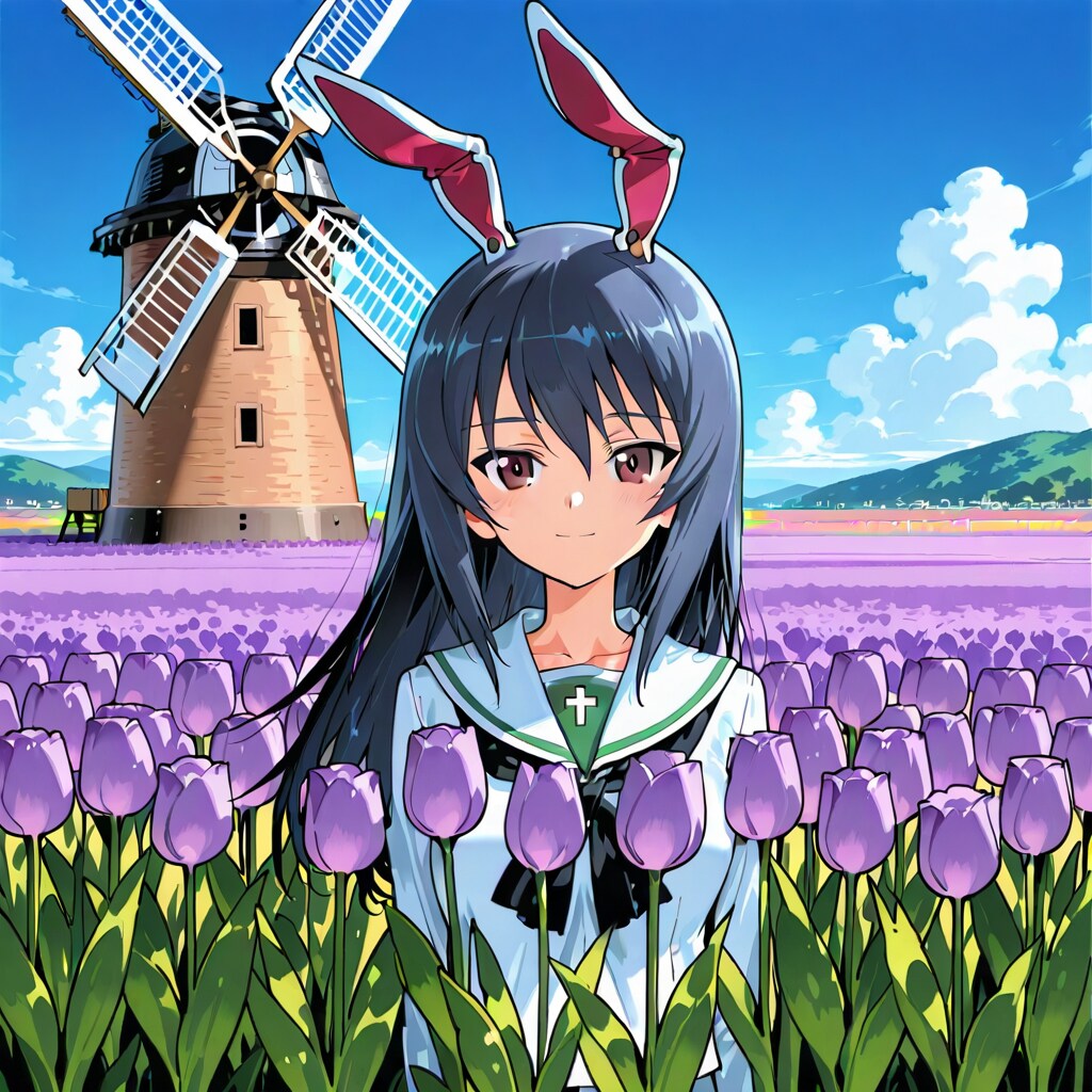 冷泉麻子（チューリップ） | の人気AIイラスト・グラビア