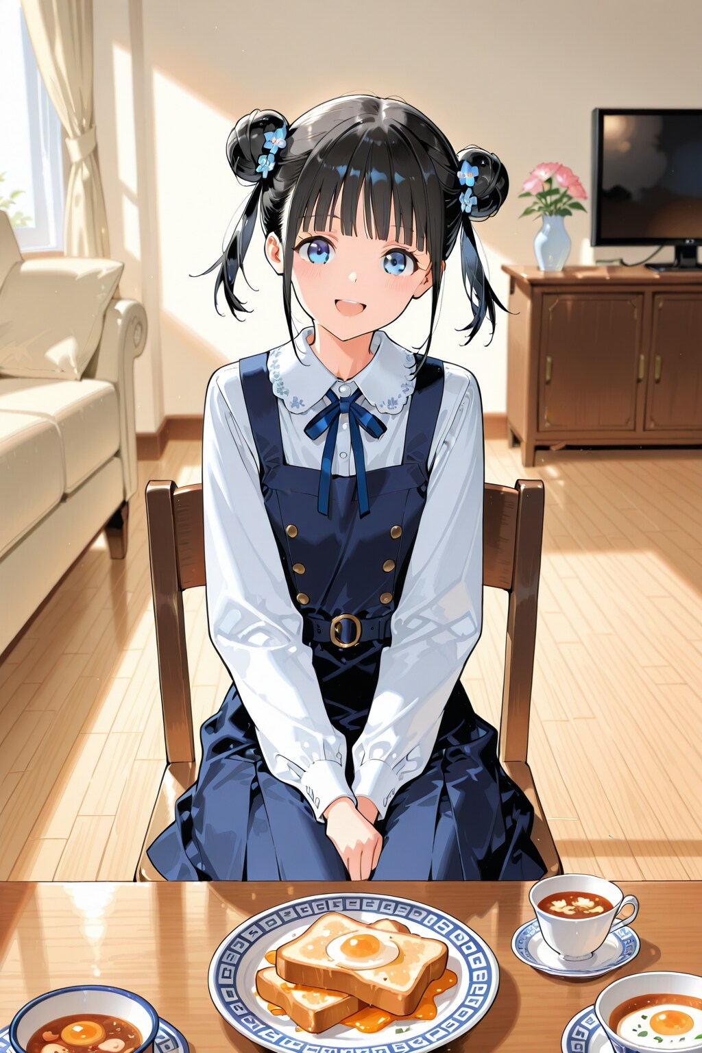 おだんごちゃん🍡✨と朝ごはん🍚✨　3/3