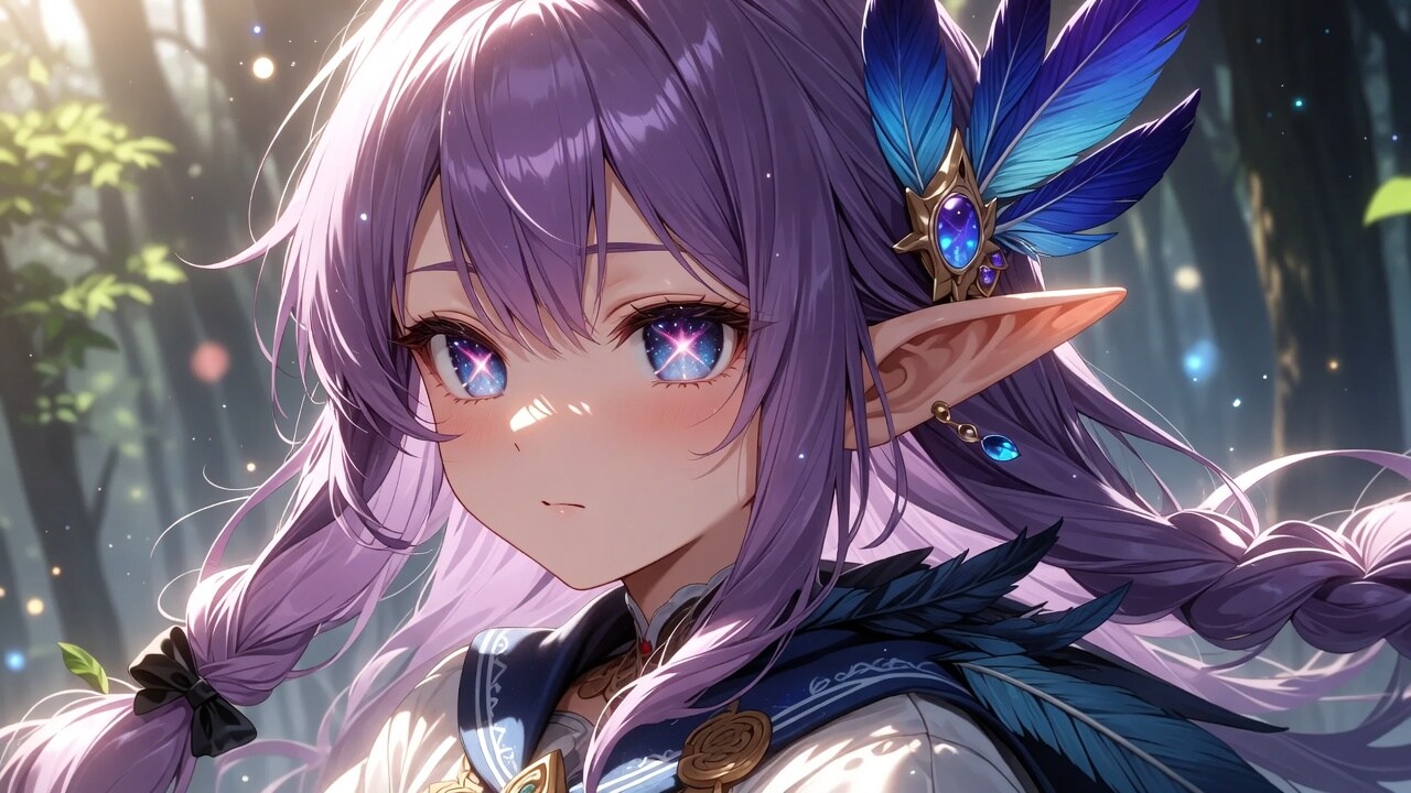 エルフの女の子