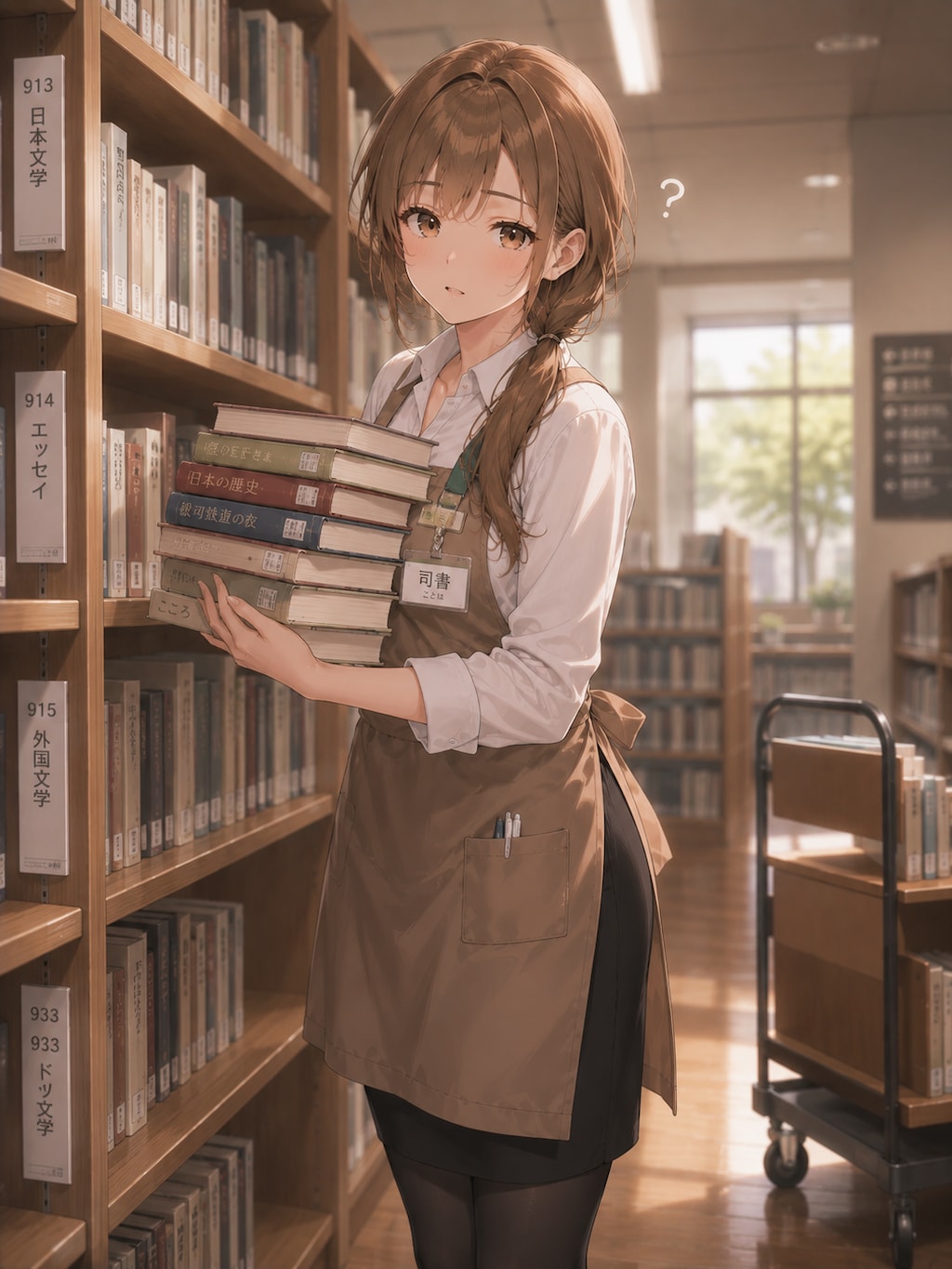 働くお姉さん