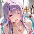 えへ❤️………う〜ん❤️玲子さんから教わったポーズこれで合ってますでしょうか❤️ 2枚目