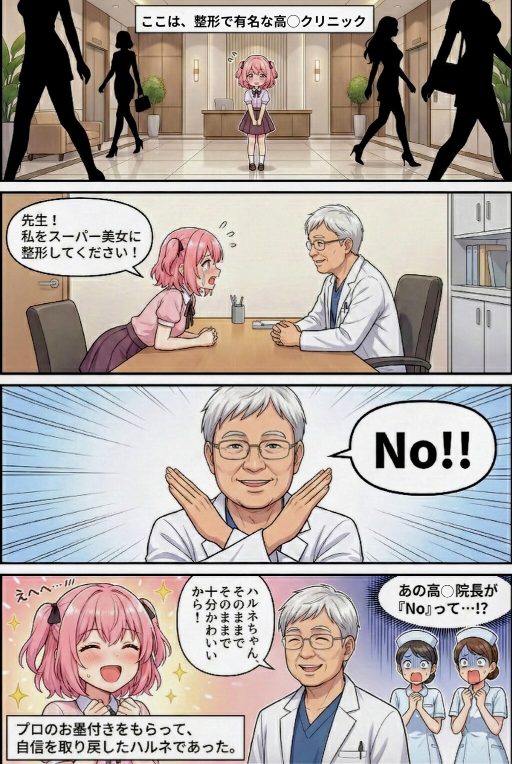 頑張れハルネちゃん〜整形します？編