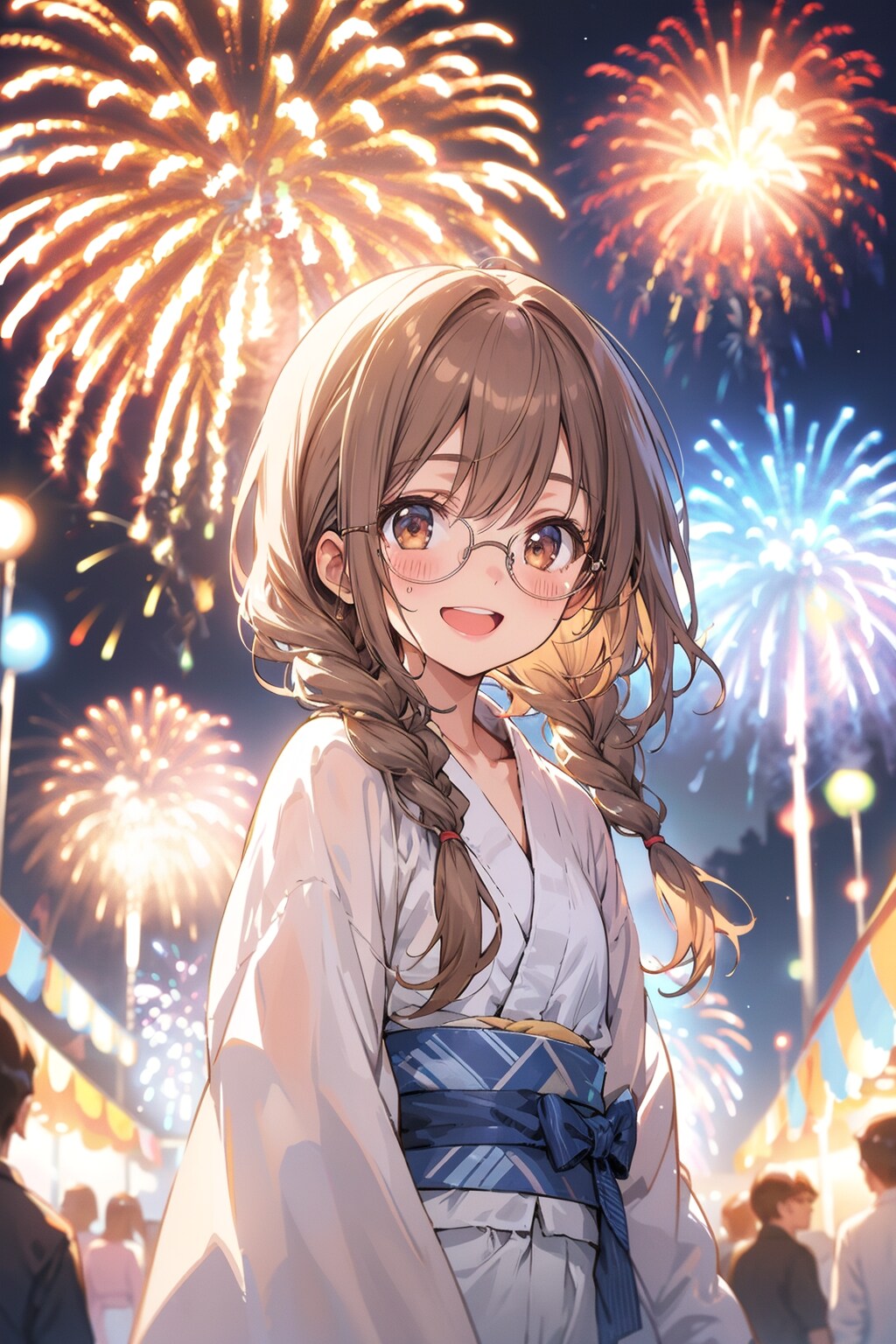 花火大会と委員長ちゃん
