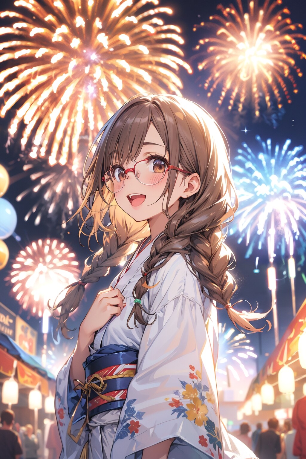 花火大会と委員長ちゃん