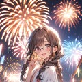 花火大会と委員長ちゃん 3枚目