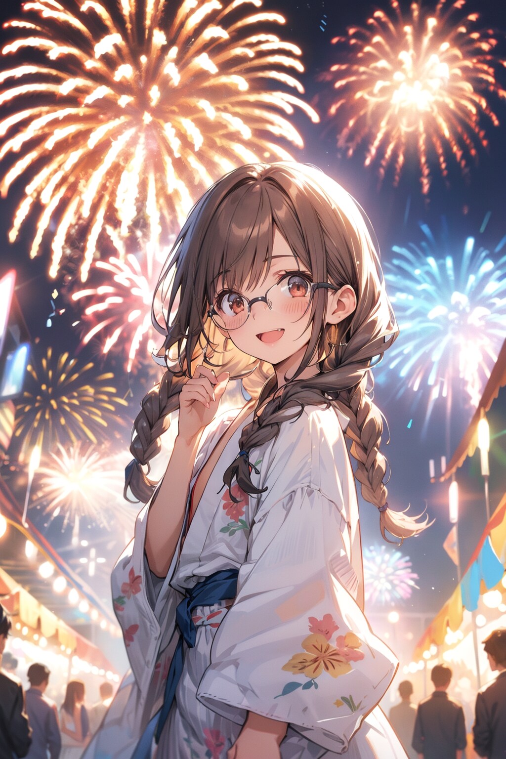 花火大会と委員長ちゃん