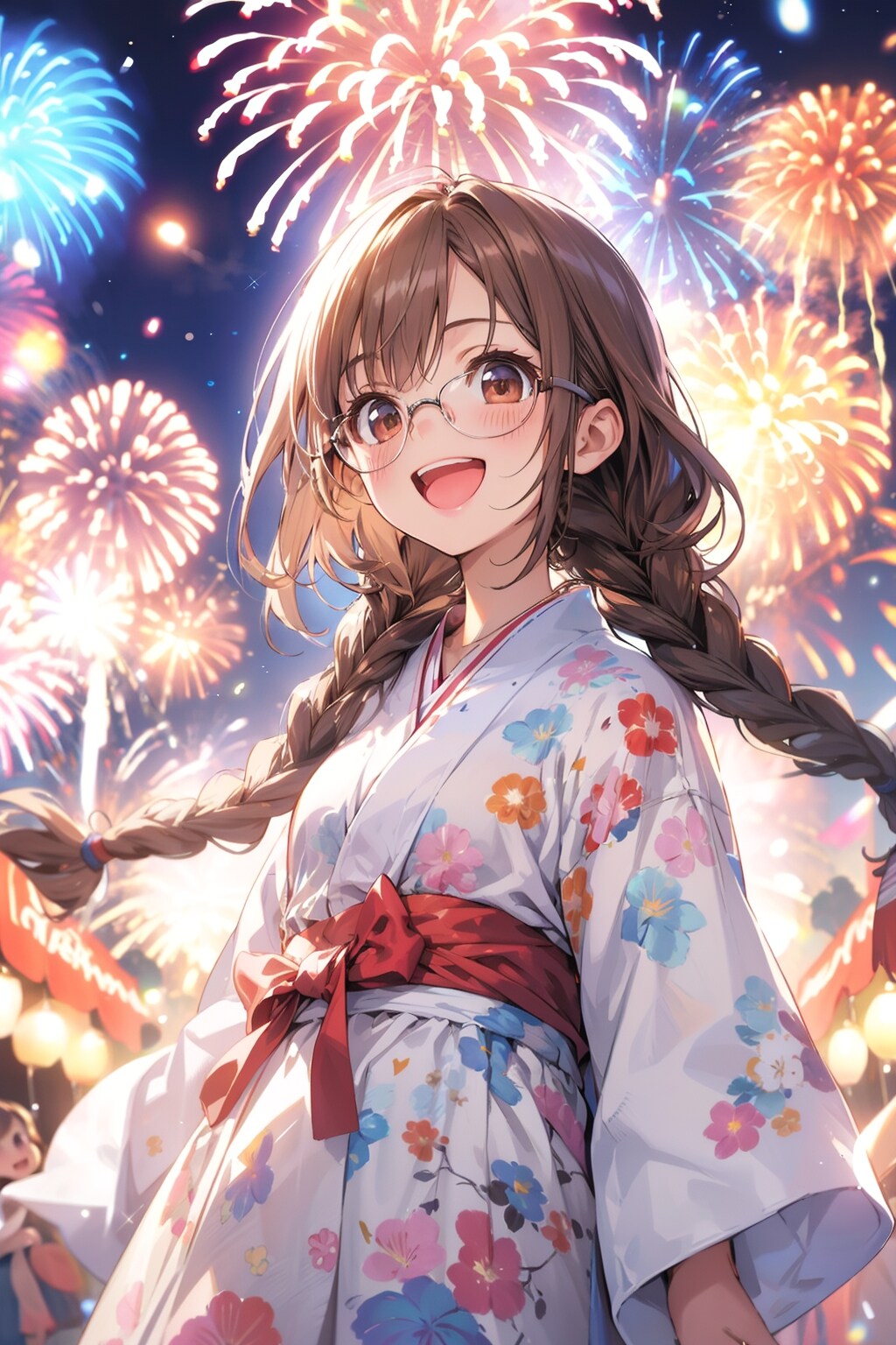 花火大会と委員長ちゃん