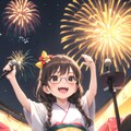 花火大会と委員長ちゃん 7枚目