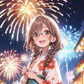 花火大会と委員長ちゃん 4枚目