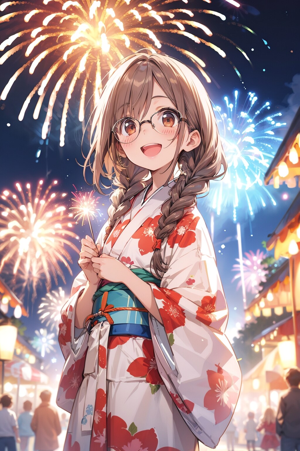 花火大会と委員長ちゃん