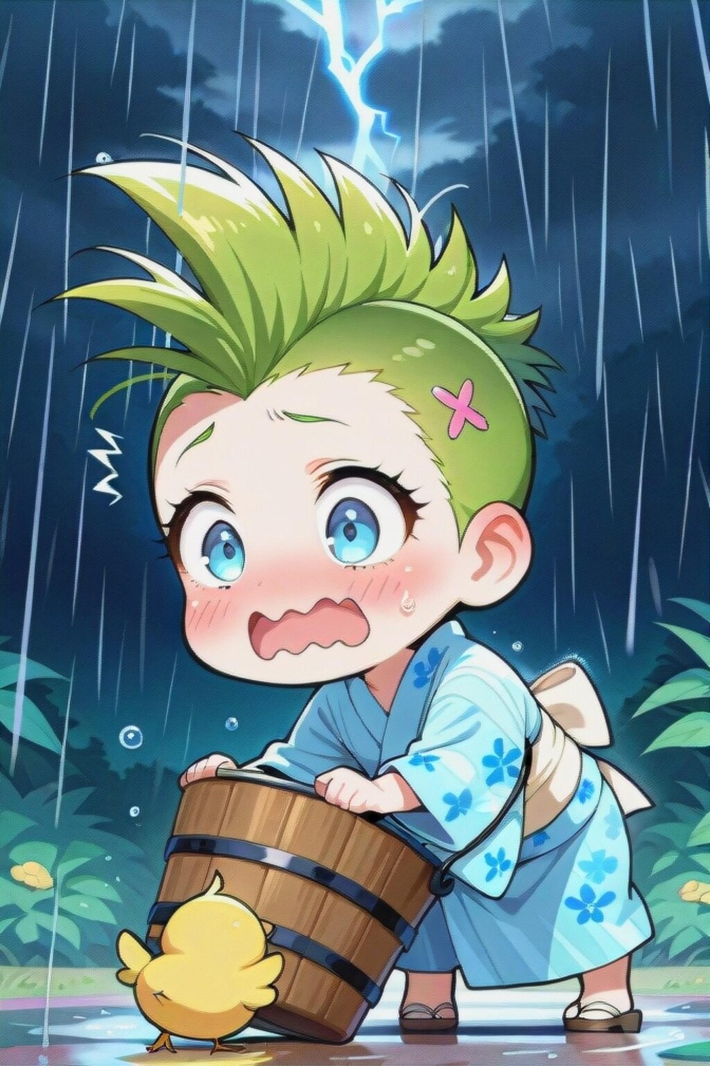 ひよことモヒカンちゃん