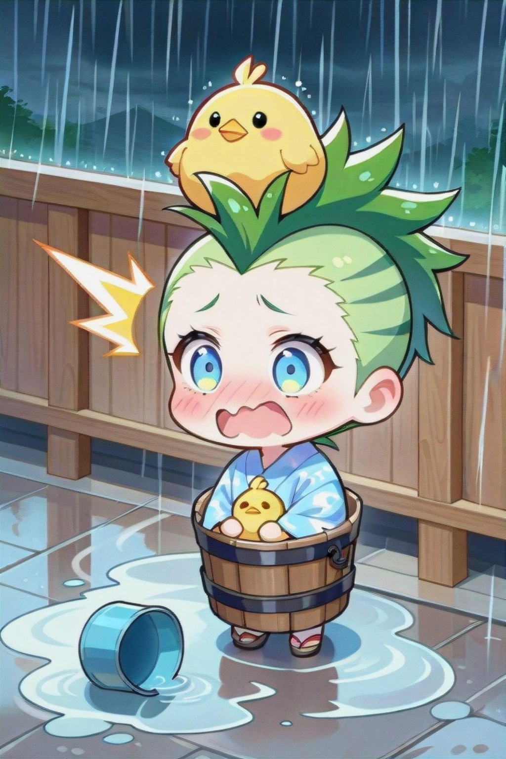 ひよことモヒカンちゃん