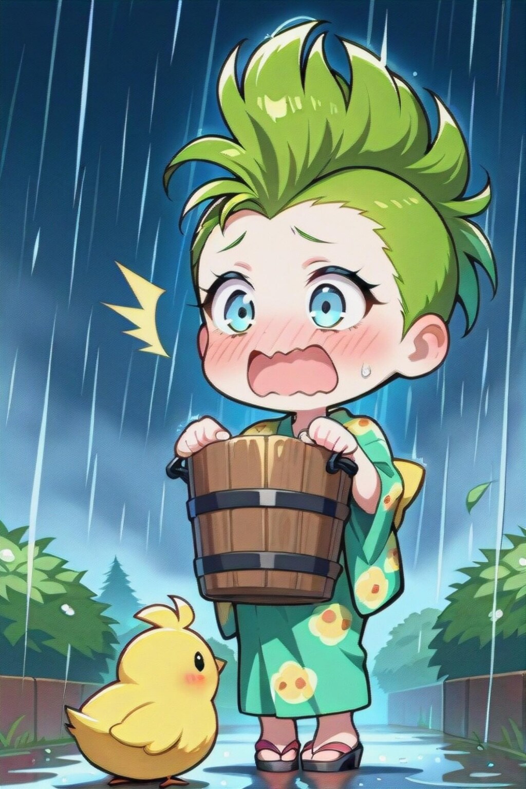 ひよことモヒカンちゃん