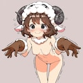 羊コスの女の子 5枚目