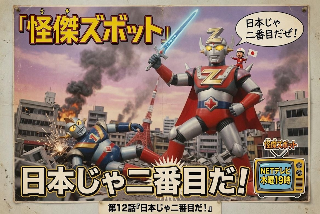 怪傑ズボット　日本じゃ二番目だ
