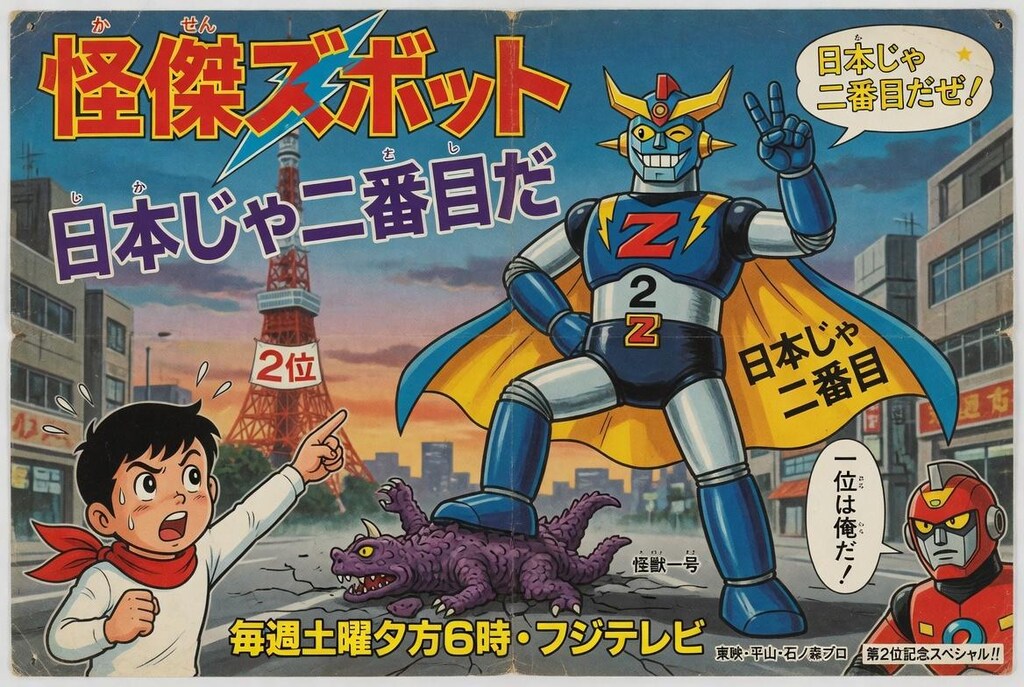 怪傑ズボット　日本じゃ二番目だ