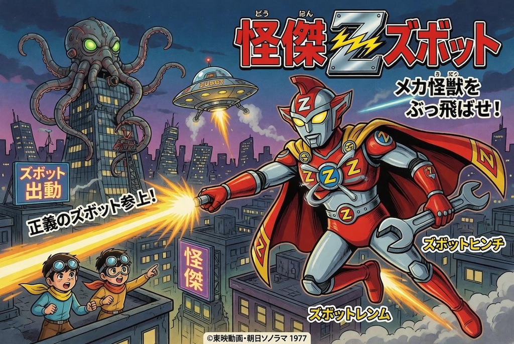 怪傑ズボット　日本じゃ二番目だ