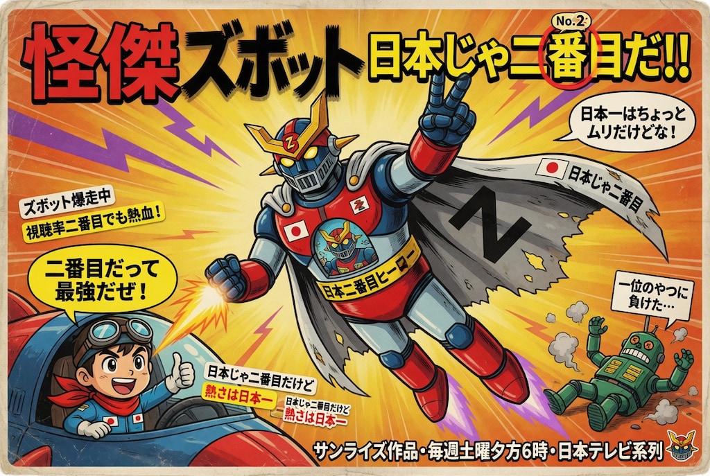 怪傑ズボット　日本じゃ二番目だ