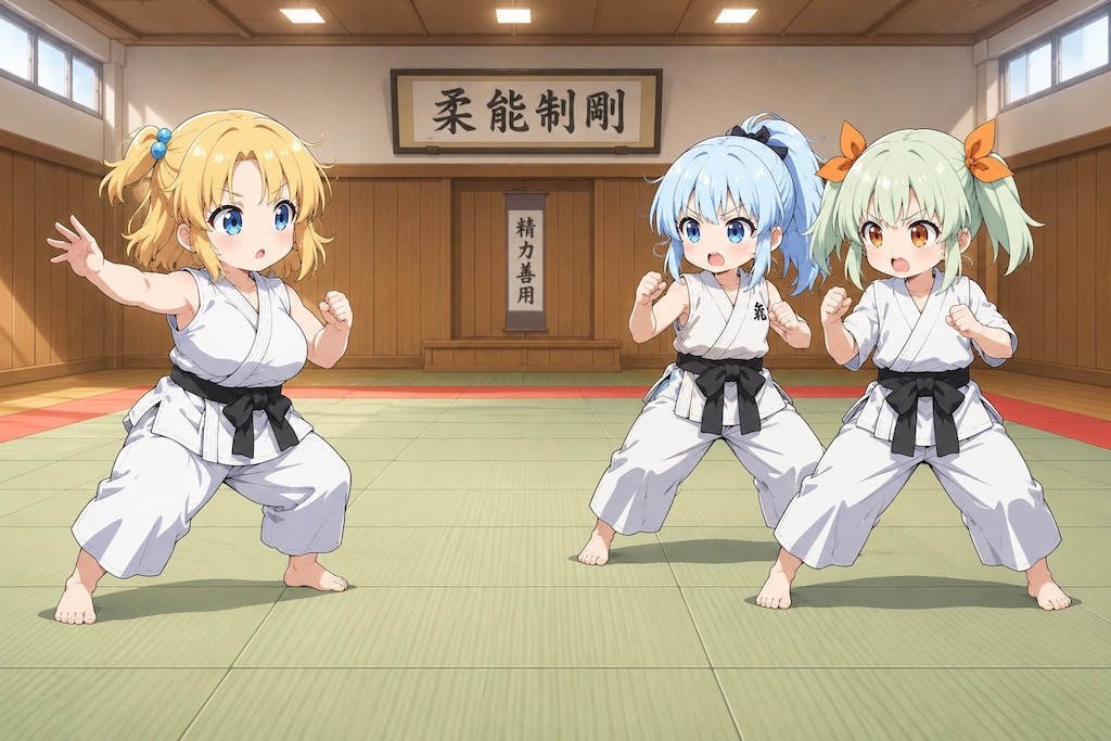スリーブレス学園 柔道部練習試合？2