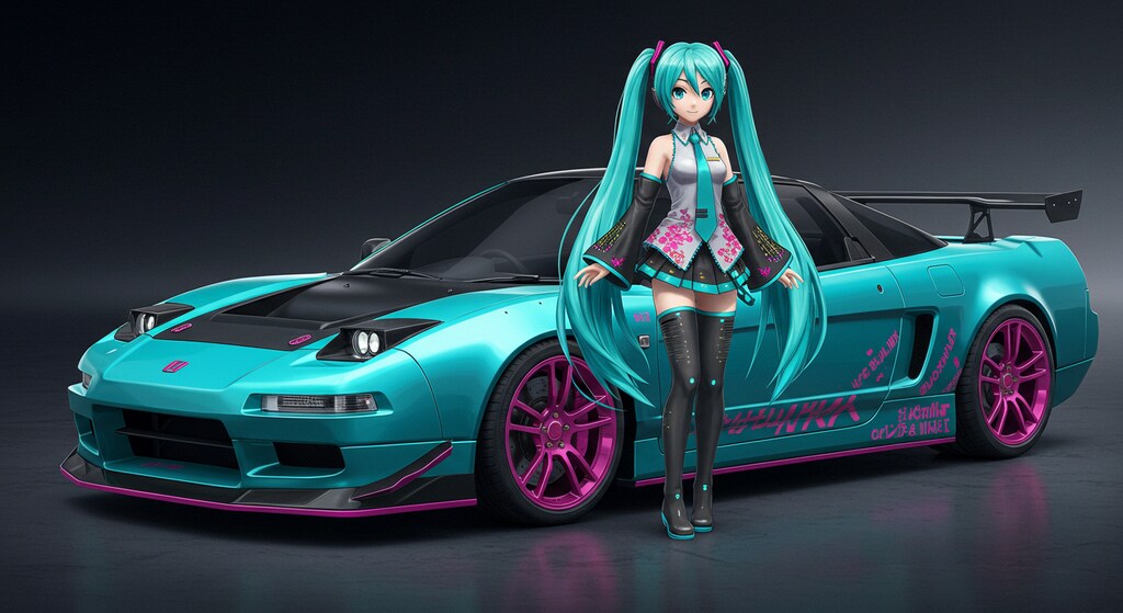 初音ミクとNSX