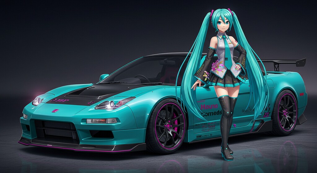 初音ミクとNSX
